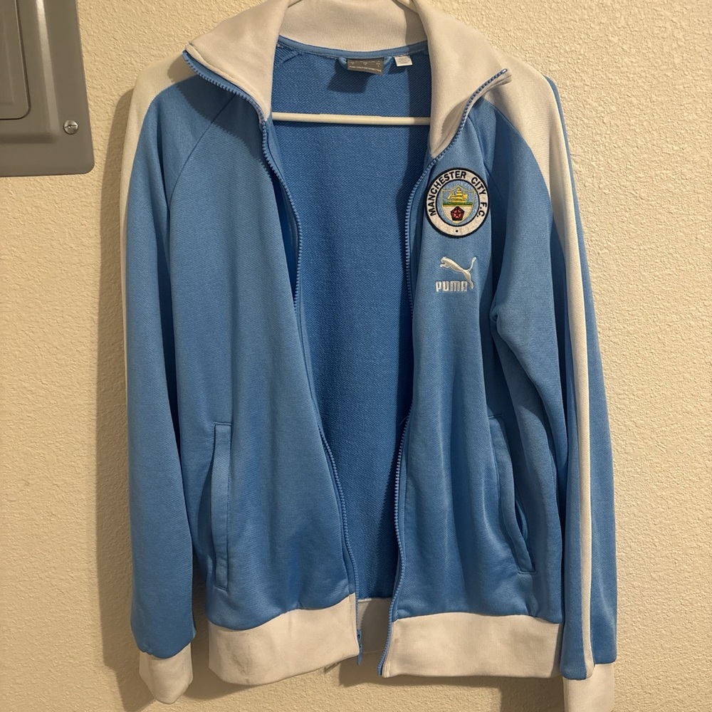 Puma Light Blue Manchester City Jacket